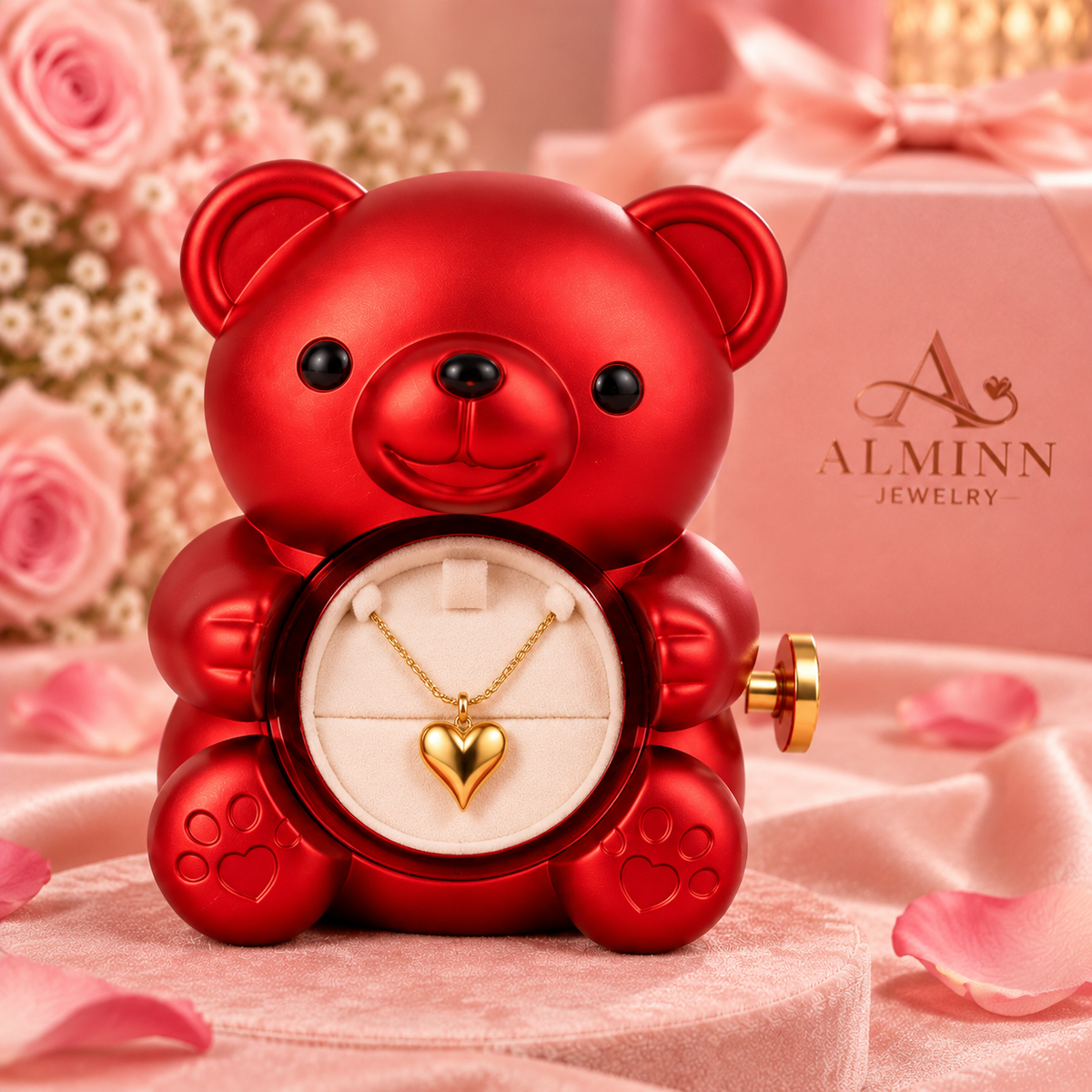 Alminn Forever Memories Teddy Bear Gift Box